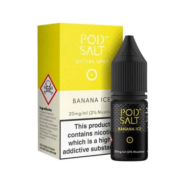 Illustrative image for BANANA ICE – POD SALT NICOTINE SALT