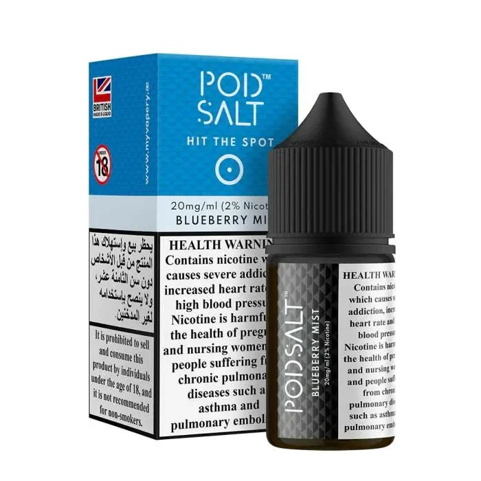 Illustrative image for Blueberry Mist POD SALT Nicotine Salt